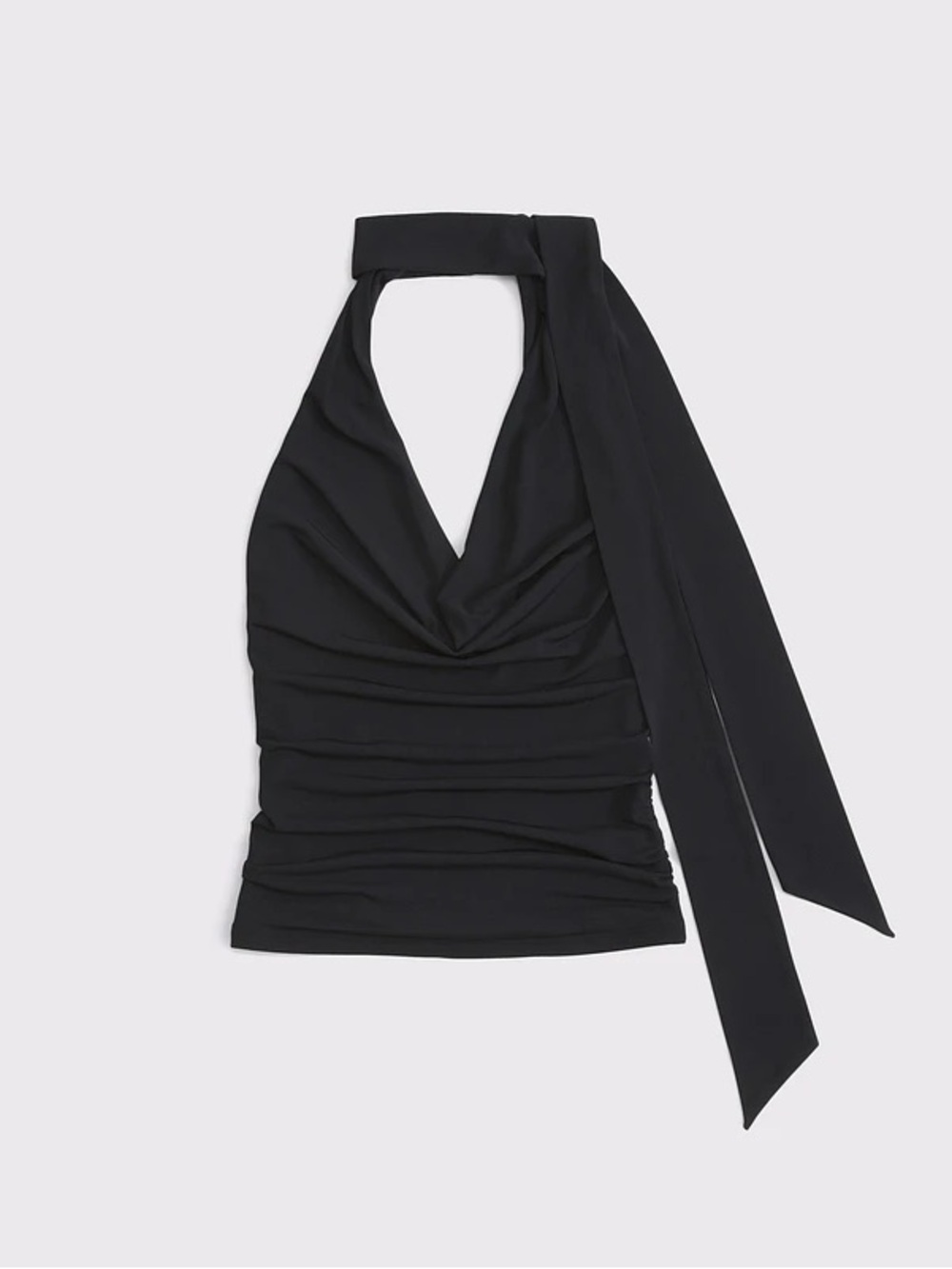 Abercrombie & Fitch Cowl Neck Halter Top